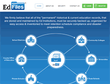 Tablet Screenshot of edfiles.com